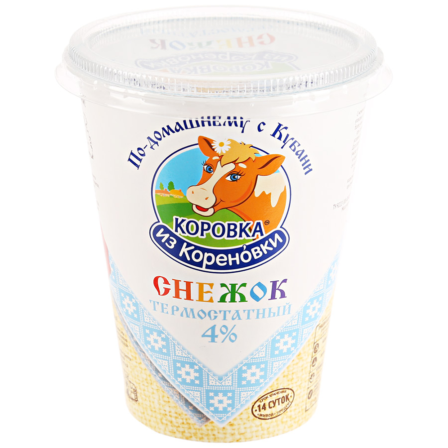 

СНЕЖОК КОРОВКА ИЗ КОРЕНОВКИ ТЕРМОСТАТНЫЙ 4 % 350 Г