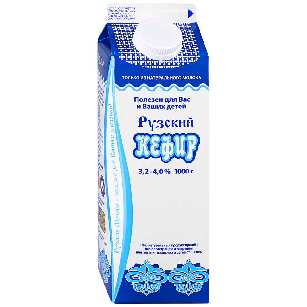 

Кефир Рузский 3.2-4% 1 кг