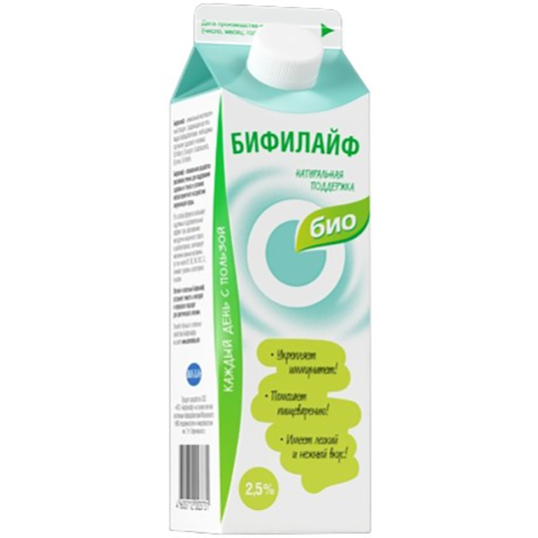 

Продукт кисломолочный Био бифилайф 2.5% 440 г