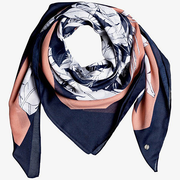 

Шарф Roxy Bright Space, mood indigo flying flowers, One Size, Bright Space