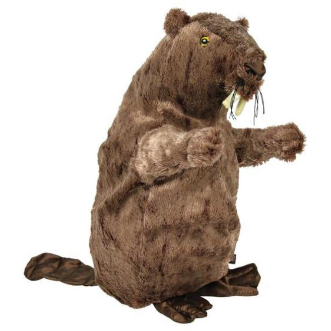 фото Мягкая игрушка для собак trixie бобер, коричневый, 40 см