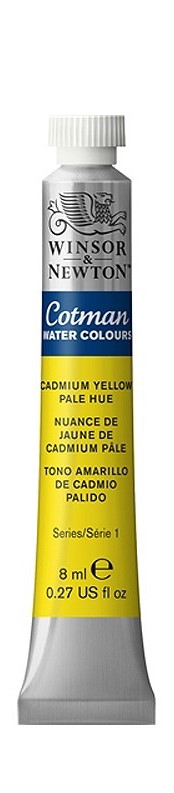 

Акварель Winsor&Newton Cotman 8 мл Кадмий желто-палевый, Желтый, Cotman