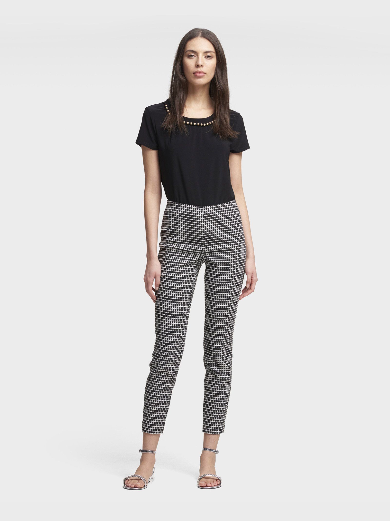 

Брюки женские DKNY P8EKVBKC черные 4, P8EKVBKC