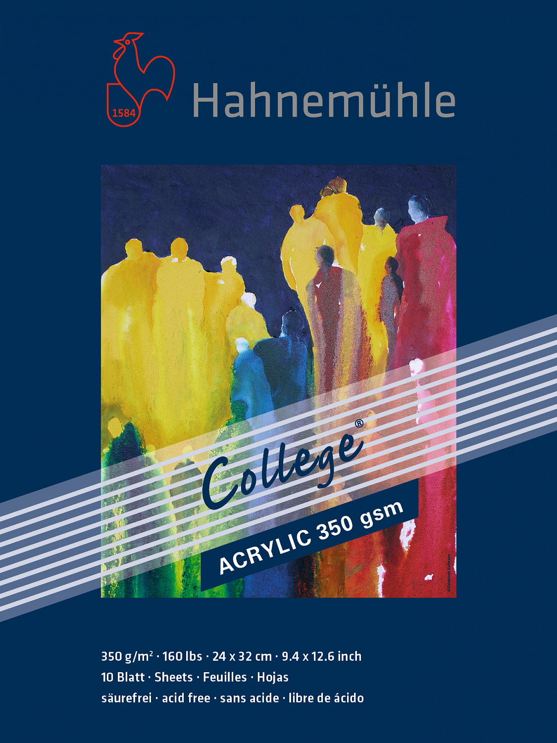 

Альбом-склейка для акрила Hahnemuhle "College-Acrylic" 24х32 см 10 л 350 г