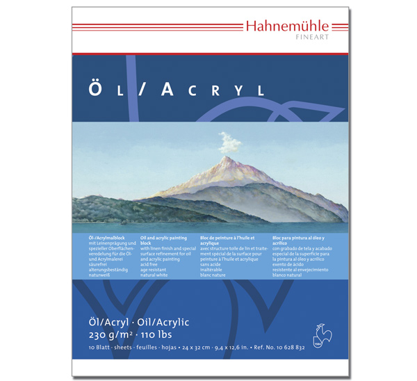 фото Альбом-склейка для акрила и масла hahnemuhle "ol/acryl" hahnemuhle fineart