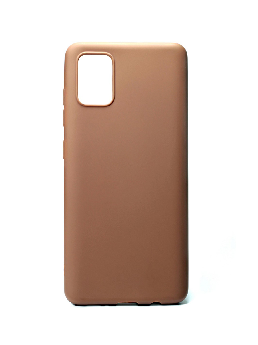 фото Чехол zibelino soft matte для samsung a51 (a515) coffee