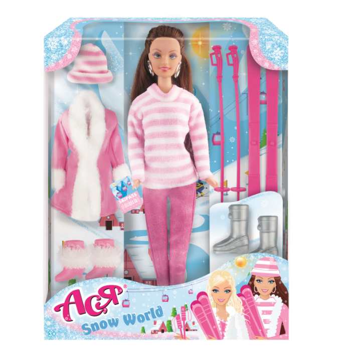 фото Набор кукла ася зимняя красавица, 28 см вариант 1 toys lab