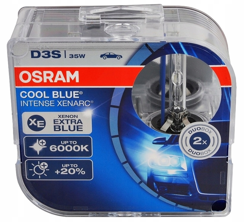 фото Лампа ds3 (35w) xenarc cool blue intense osram