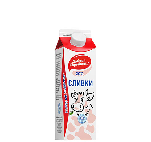 

Сливки Добрая кормилица 20% 425 г