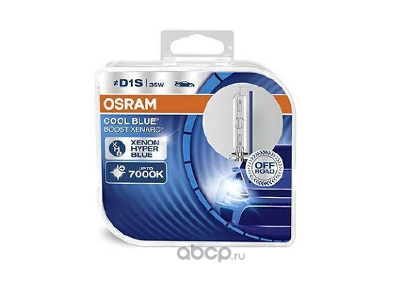 фото Лампа xenarc cool blue boost 35w pk32d-2 5x2 4m 7000к osram