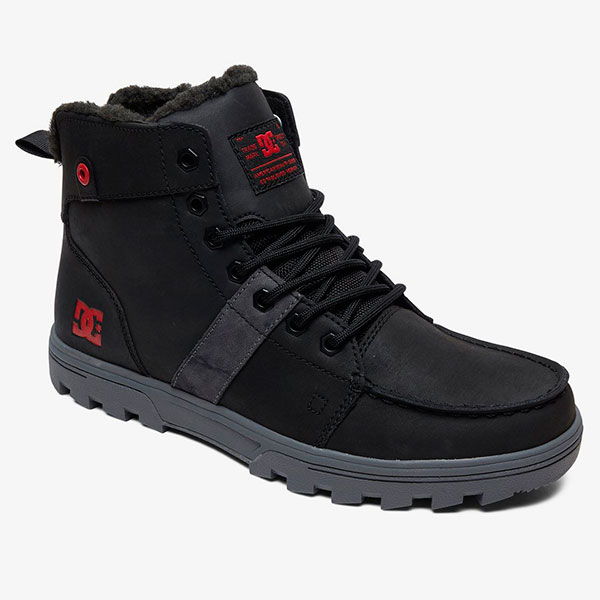 

Ботинки DC Woodland, black/battleship/athletic red, 8 US, Woodland