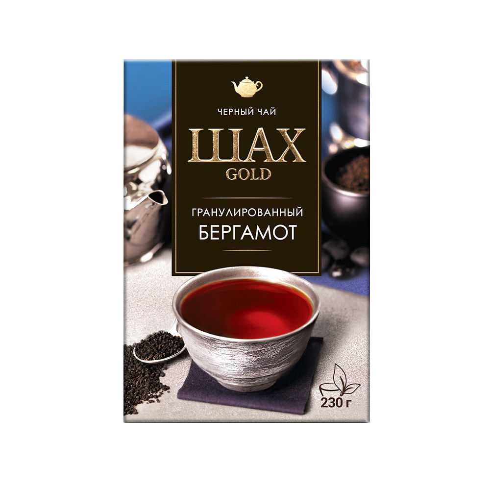 Чай черный листовой Шах Gold Бергамот 230 г