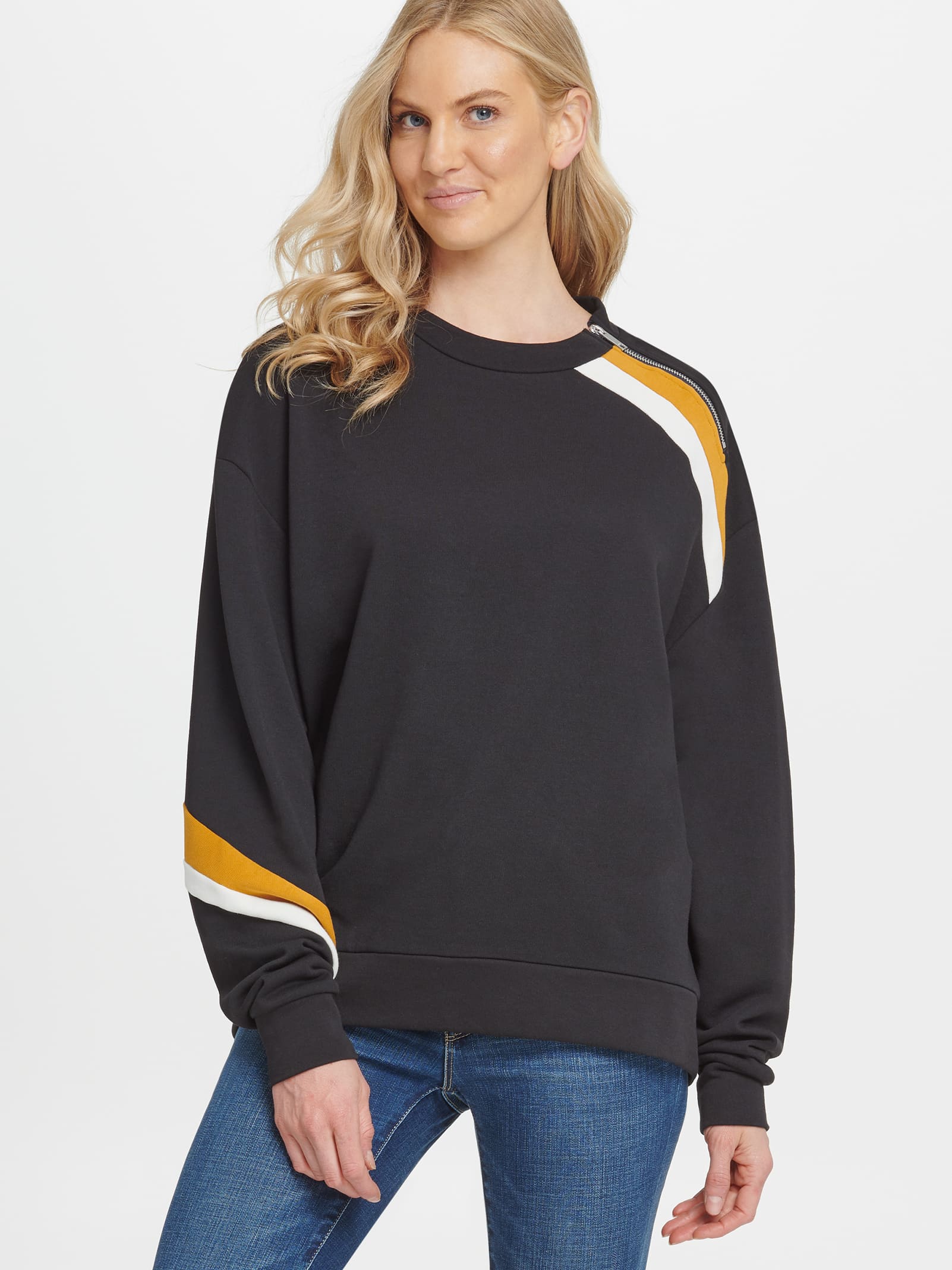 

Свитшот женский DKNY P9HH2B3N черный L, P9HH2B3N