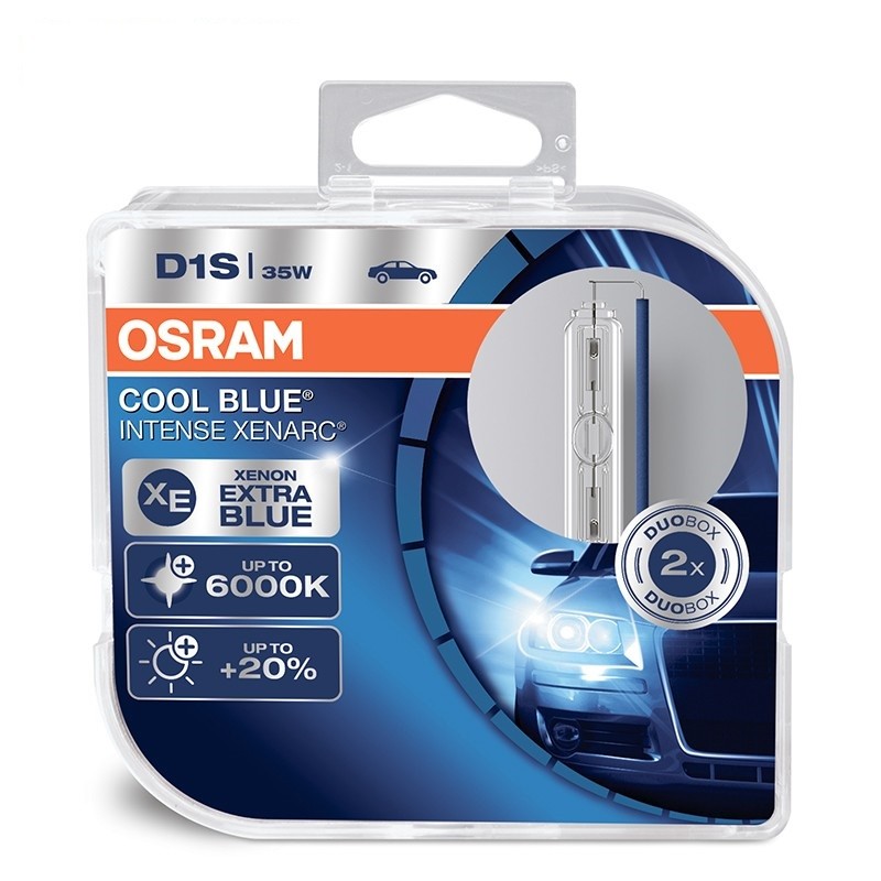 фото Лампа г/с d1s (35w) pk32d-2 xenarc cool blue intense 6000k 2шт 66140cbi-hcb 4052899431621 osram