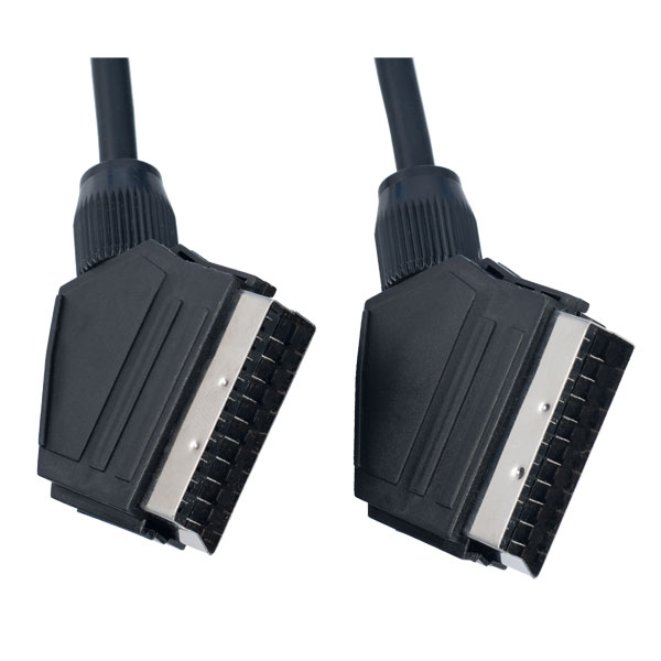 фото Кабель perfeo scart - scart 2м black (s8001)