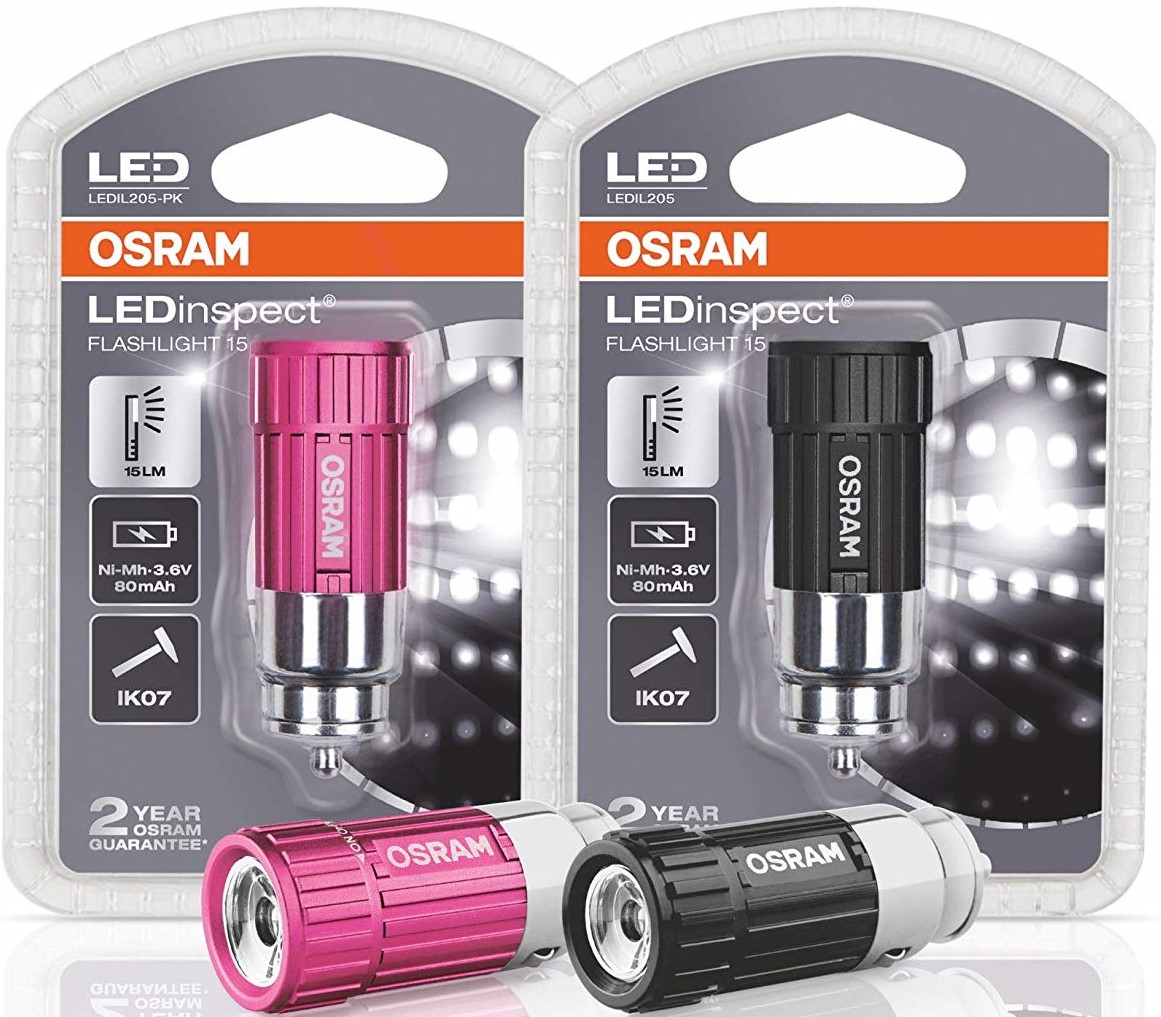 фото Osram ledil205pk портативный фонарик с зарядкой от прикуривателя