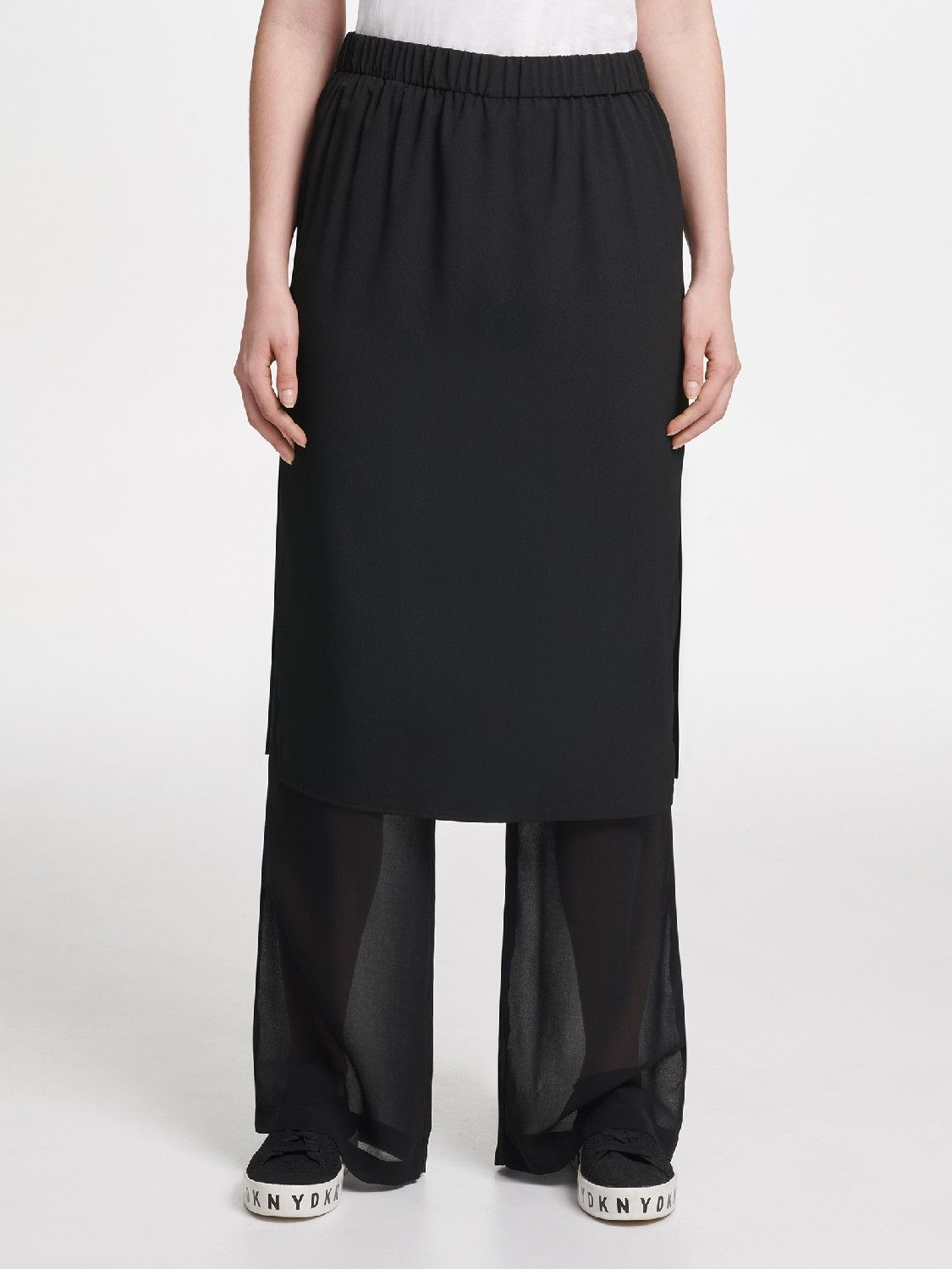 

Брюки женские DKNY P9DK7BPO черные 2XS, P9DK7BPO