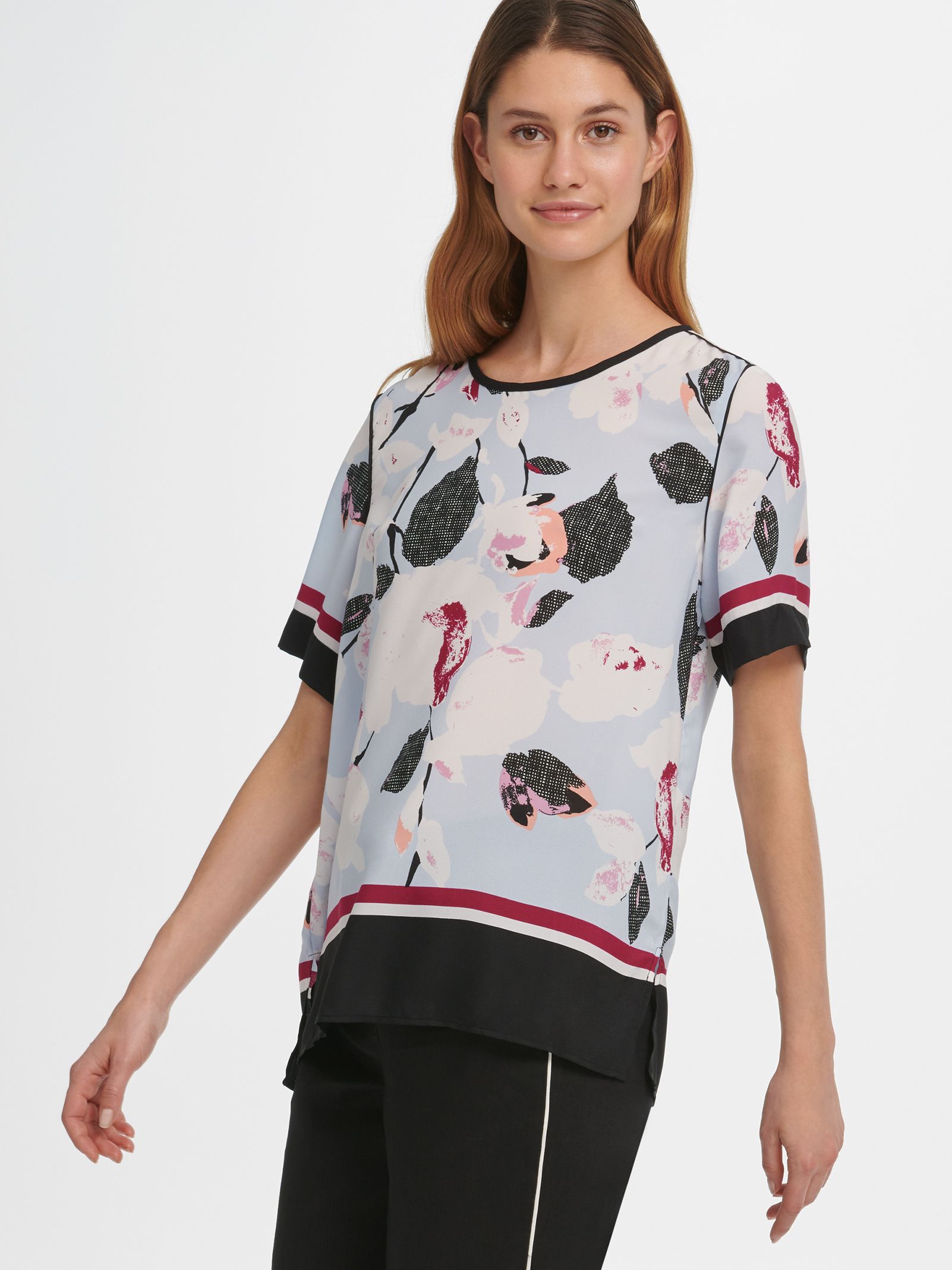 

Блуза женская DKNY P9DAHB59/BLZXS разноцветная XS, P9DAHB59