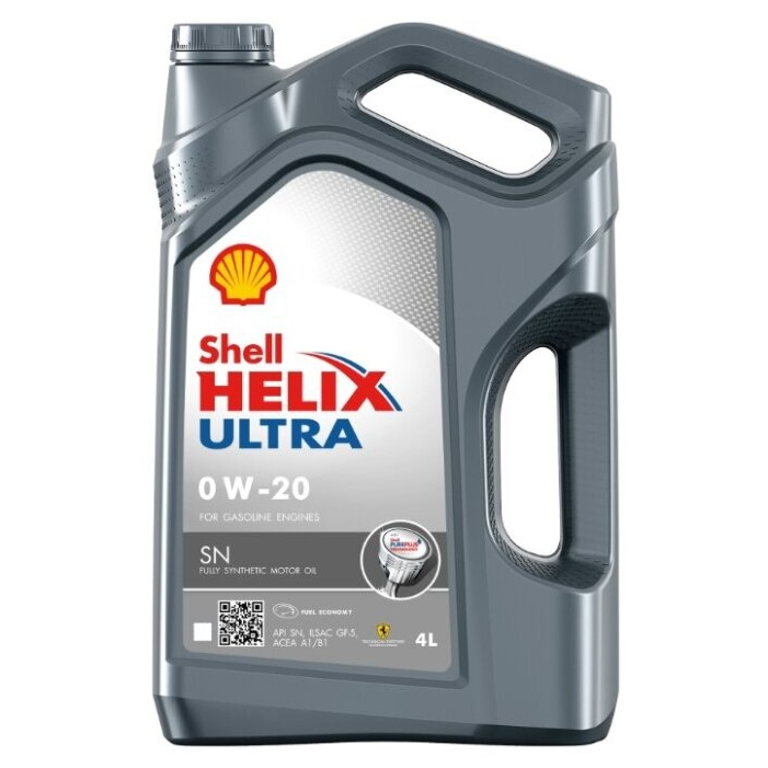 фото Моторное масло shell helix ultra sn 0w-20 4л