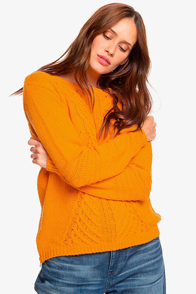 

Джемпер женский Roxy оранжевый, Glimpse Of Romance ERJSW03276