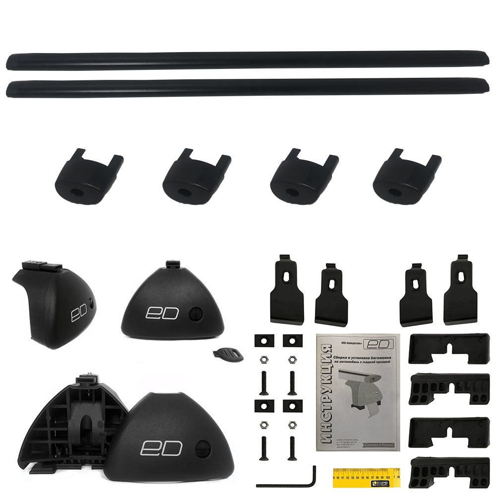 

Багажник универсальный Евродеталь аэро на крышу Ford Focus III 2011- Black, Черный, OZPTGK13