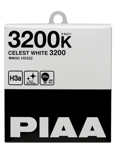 Лампа PIAA BULB CELEST WHITE 3200K HX302 (H3a)