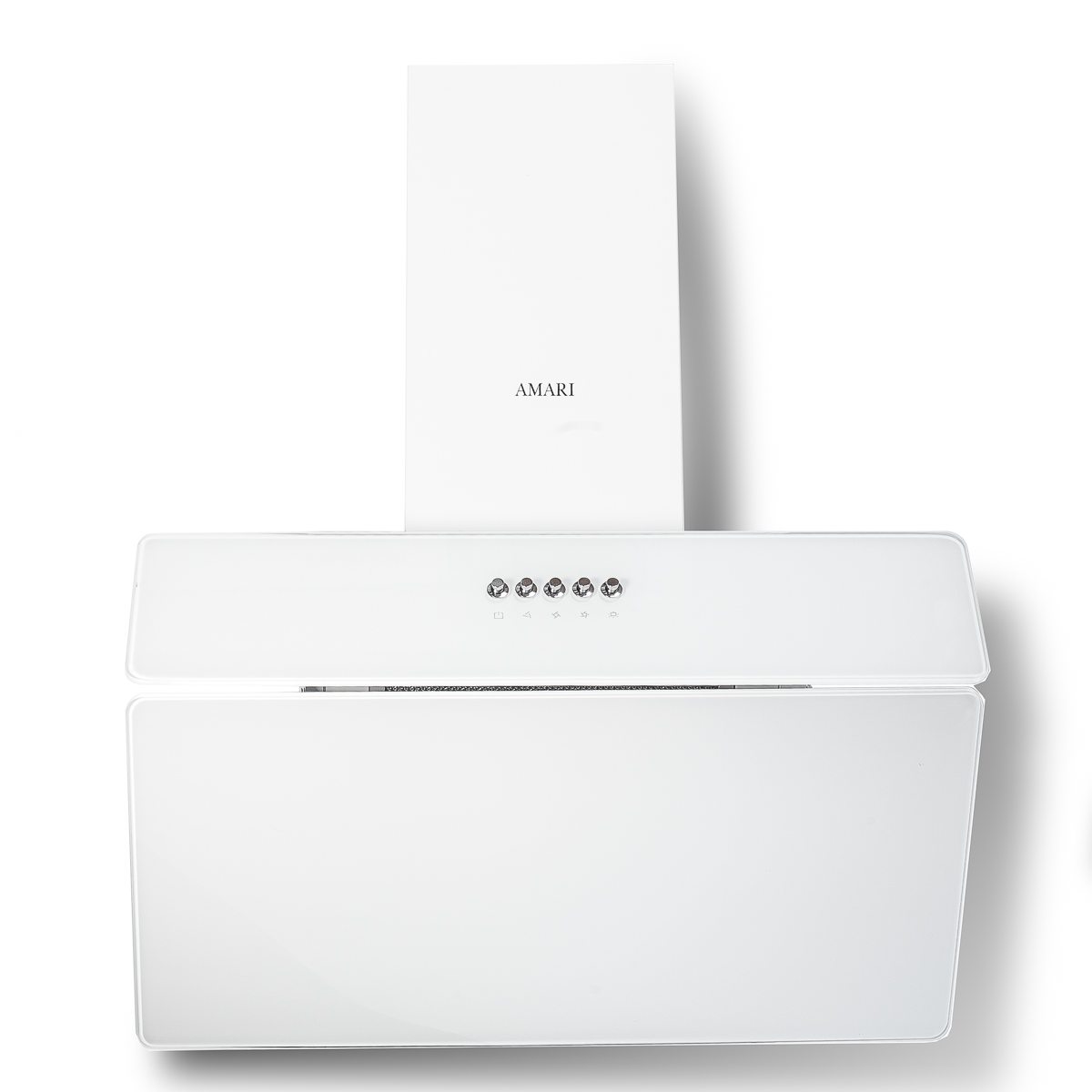 

Вытяжка наклонная Amari Monte white glass 60, Monte
