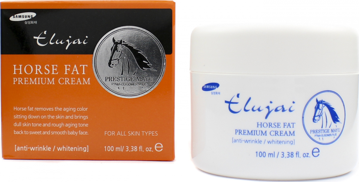 фото Крем для лица elujai horse fat special cream с лошадиным маслом 100 мл