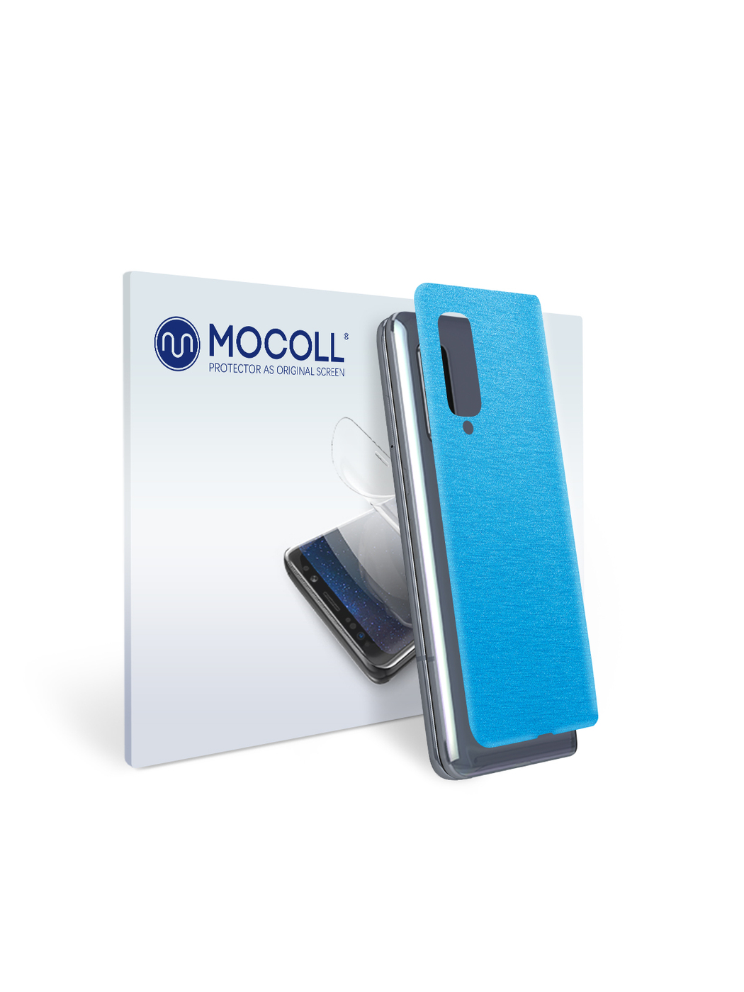 

Пленка защитная MOCOLL для задней панели Samsung GALAXY Fold Металлик голубой