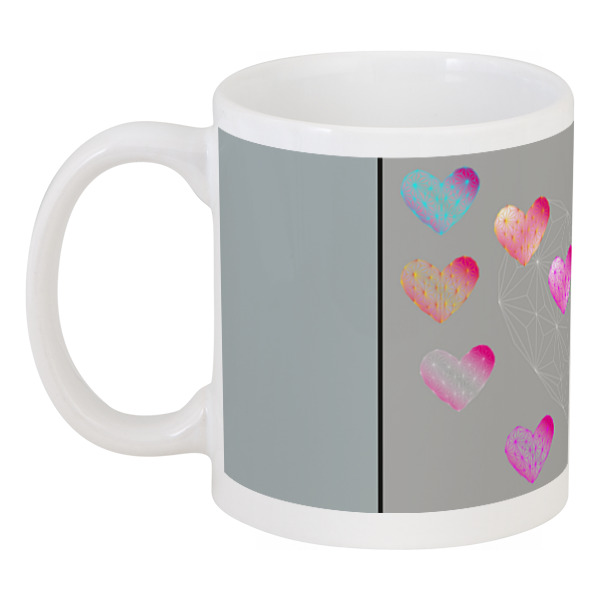 фото Кружка printio low poly heart