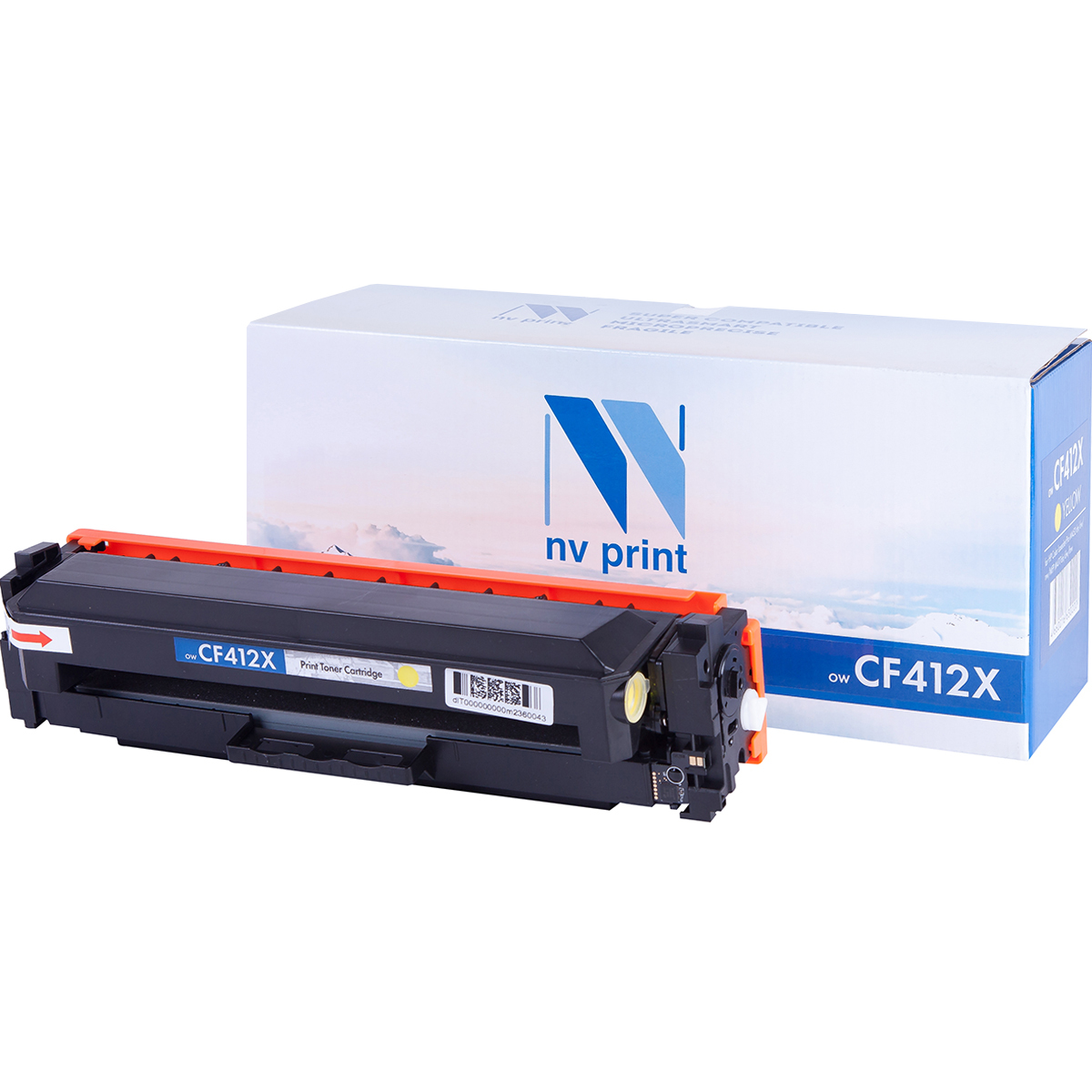 Картридж для лазерного принтера NV Print CF412X желтый