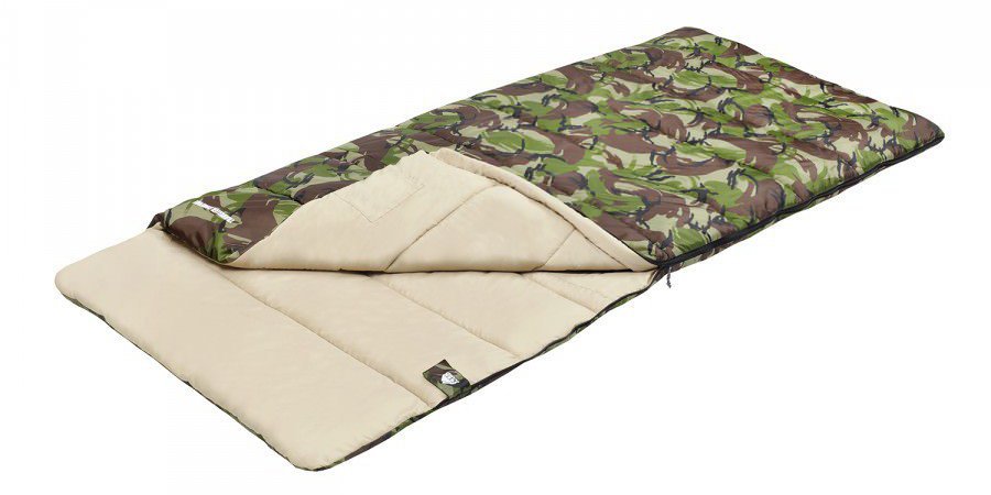 Спальный мешок Jungle Camp Traveller Comfort XL камуфляж, правый