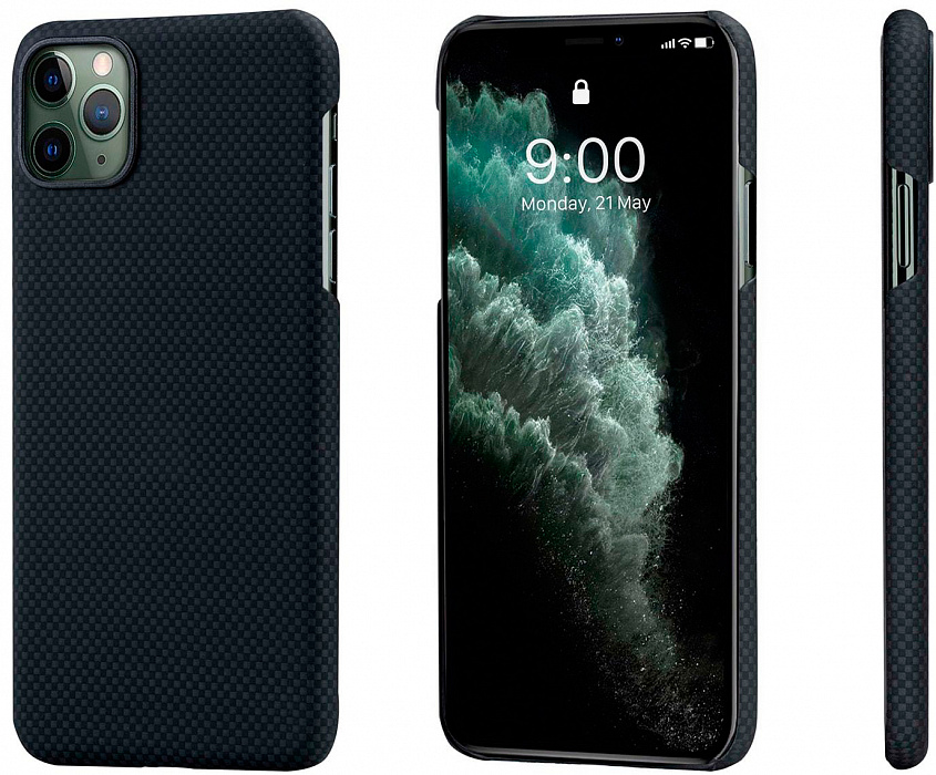 фото Чехол pitaka magcase для iphone 11 pro black plain