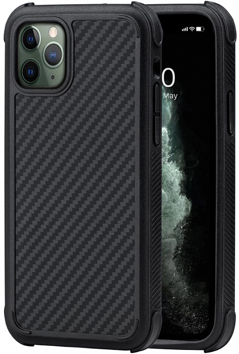 фото Чехол pitaka magcase pro для iphone 11 pro max 6.5 (2019) black/grey