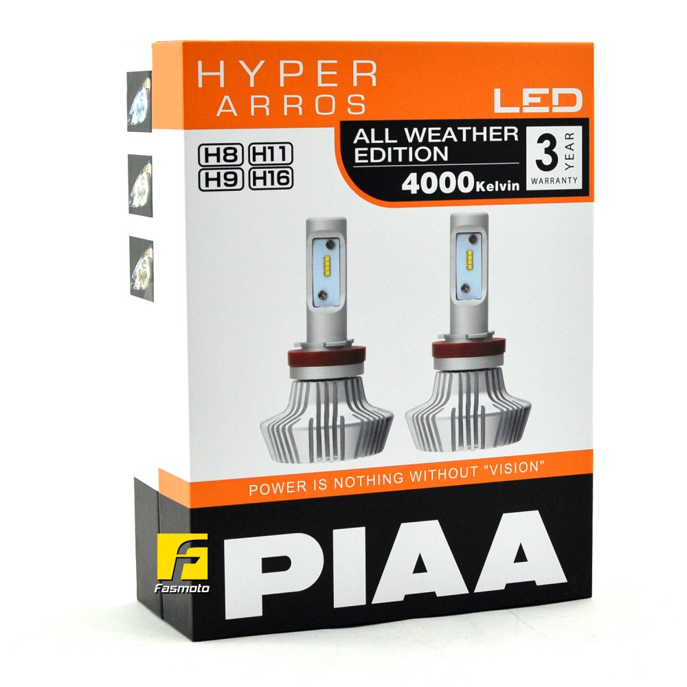 PIAA BULB LED HYPER ARROS LEH132E (H8/H11/H9/H16)