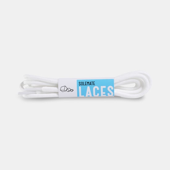 

Шнурки для обуви Solemate Laces белые 120 см, Белый