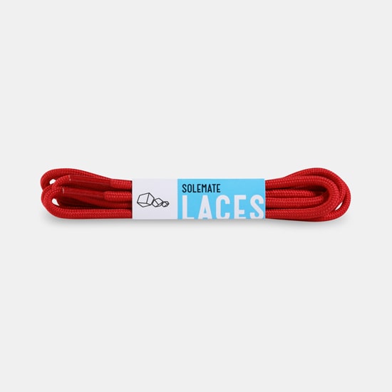 

Шнурки для обуви Solemate Laces красные 120 см, Красный