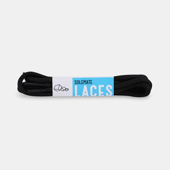 

Шнурки для обуви Solemate Laces черные 120 см, Черный