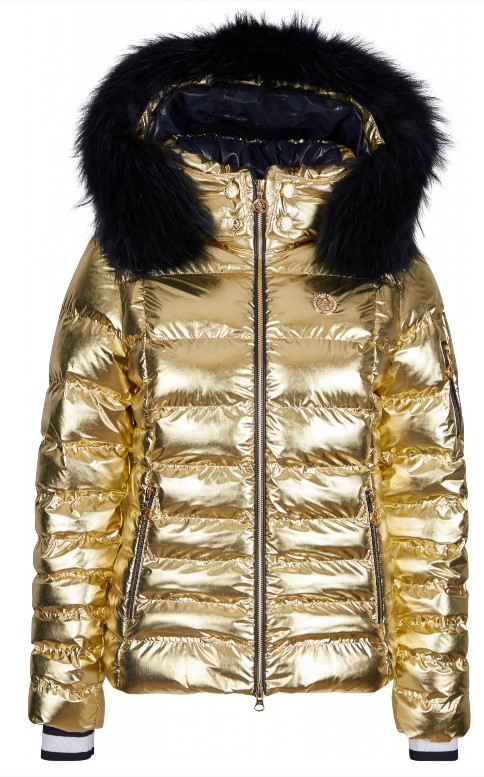 фото Куртка горнолыжная sportalm 2020-21 kyla metallic m k+p fur gold (eur:40), 2020-21