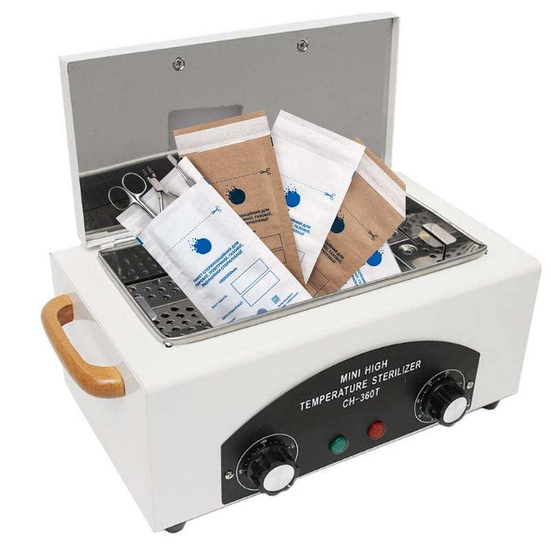 Сухожаровой шкаф для стерилизации СH-360T, SANITIZING BOX, белый сухожаровой шкаф для стерилизации маникюрных инструментов ch 360 t