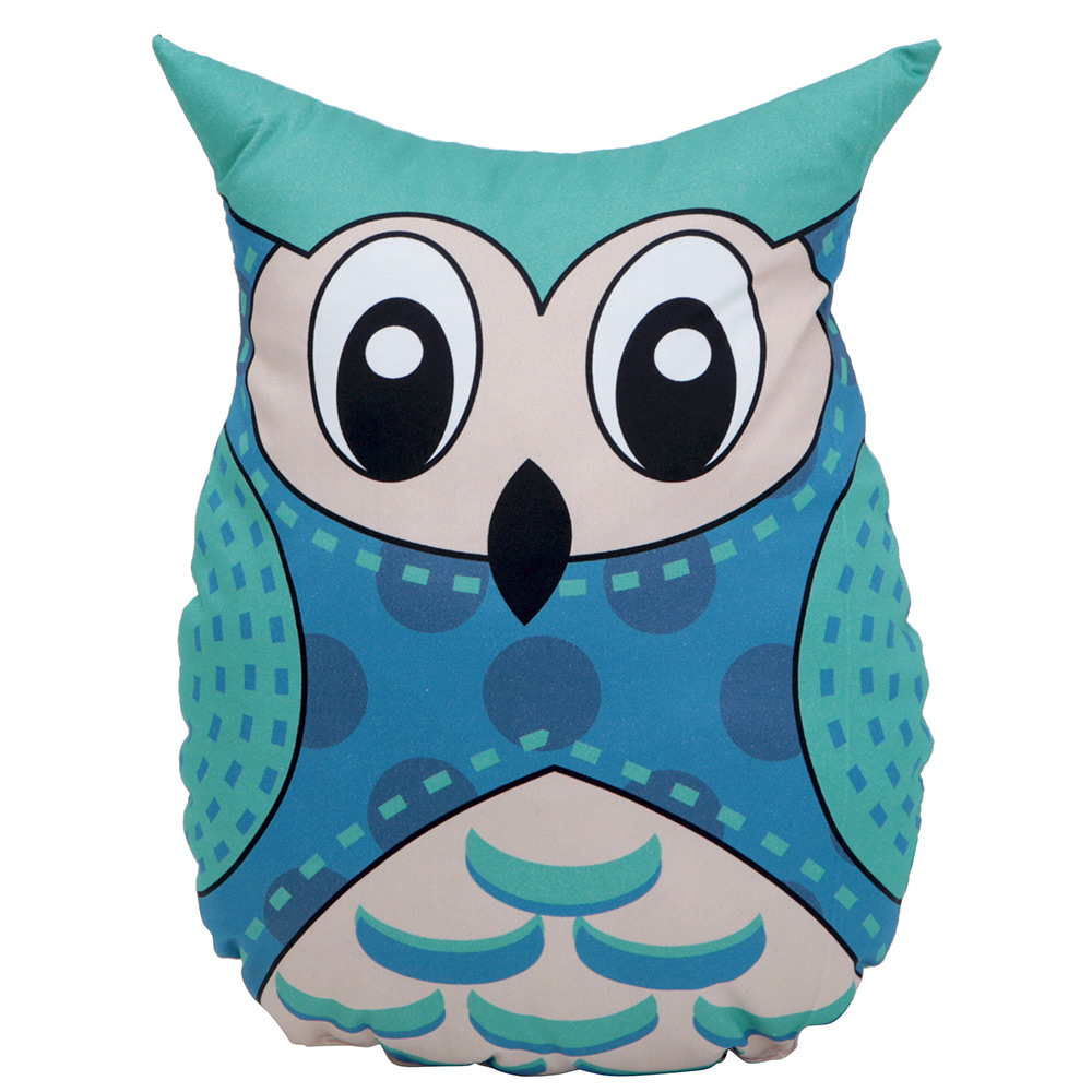 фото Подушка-игрушка vamvigvam blue owl 35х25 см