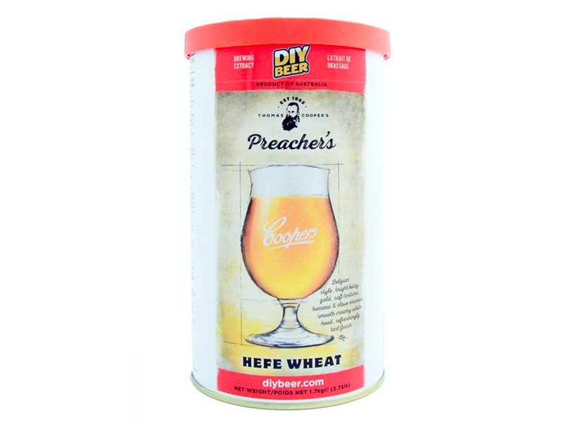 Солодовый экстракт Coopers Preacher's Hefe Wheat Beer 1,7 кг