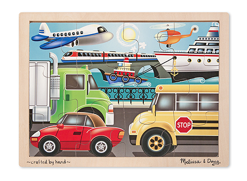 

Пазл Melissa & Doug В пути 12 деталей
