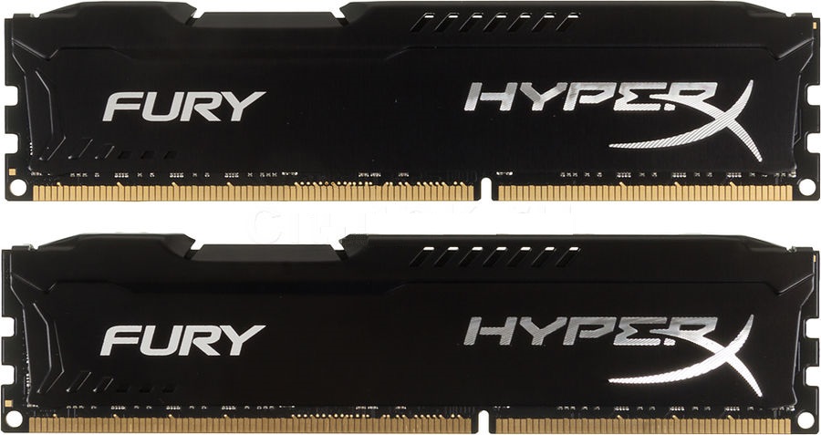 

Оперативная память Kingston HyperX Fury Black (HX437C19FB3K2/32), HyperX FURY Black