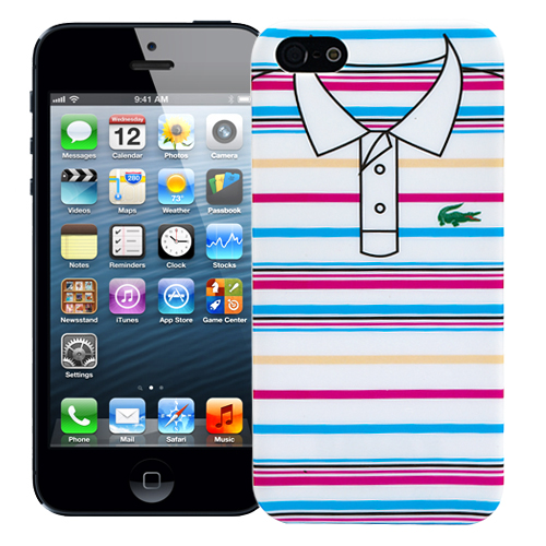 фото Чехол для смартфона kawai для iphone 5/5s "blue and pink stripes", серия "sports shirt"
