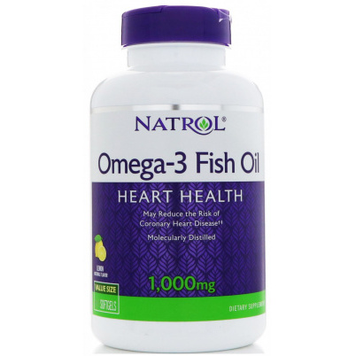 Купить Natrol Omega-3 Fish Oil 1000mg 60caps (60 капс.)