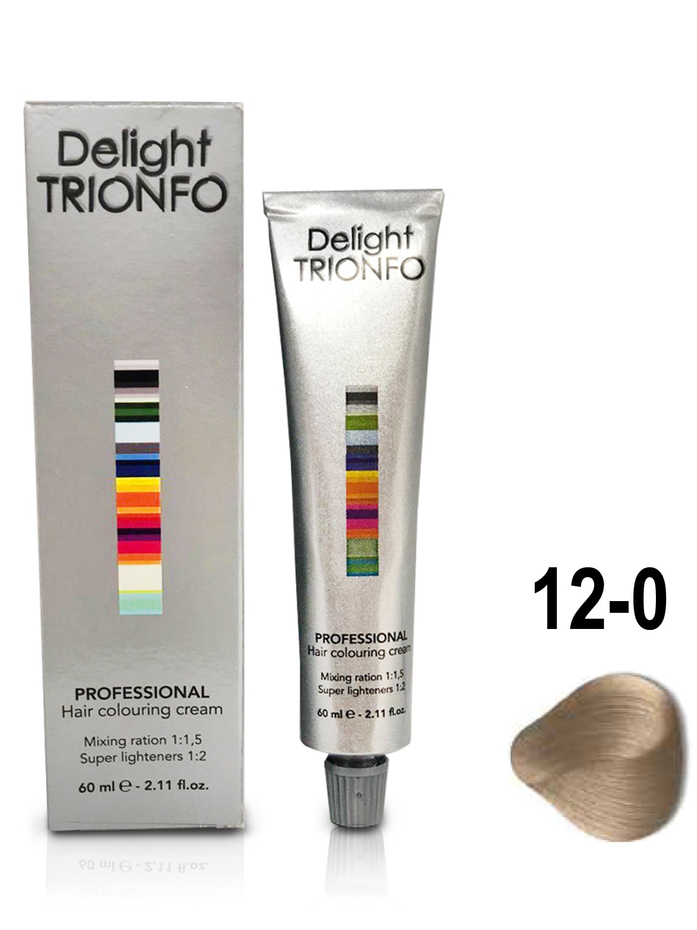 Краска для волос Constant Delight Trionfo 12-0 Специальный блондин натуральный 60 мл farmavita 8 4 краска для волос светлый медный блондин life color plus 100 мл