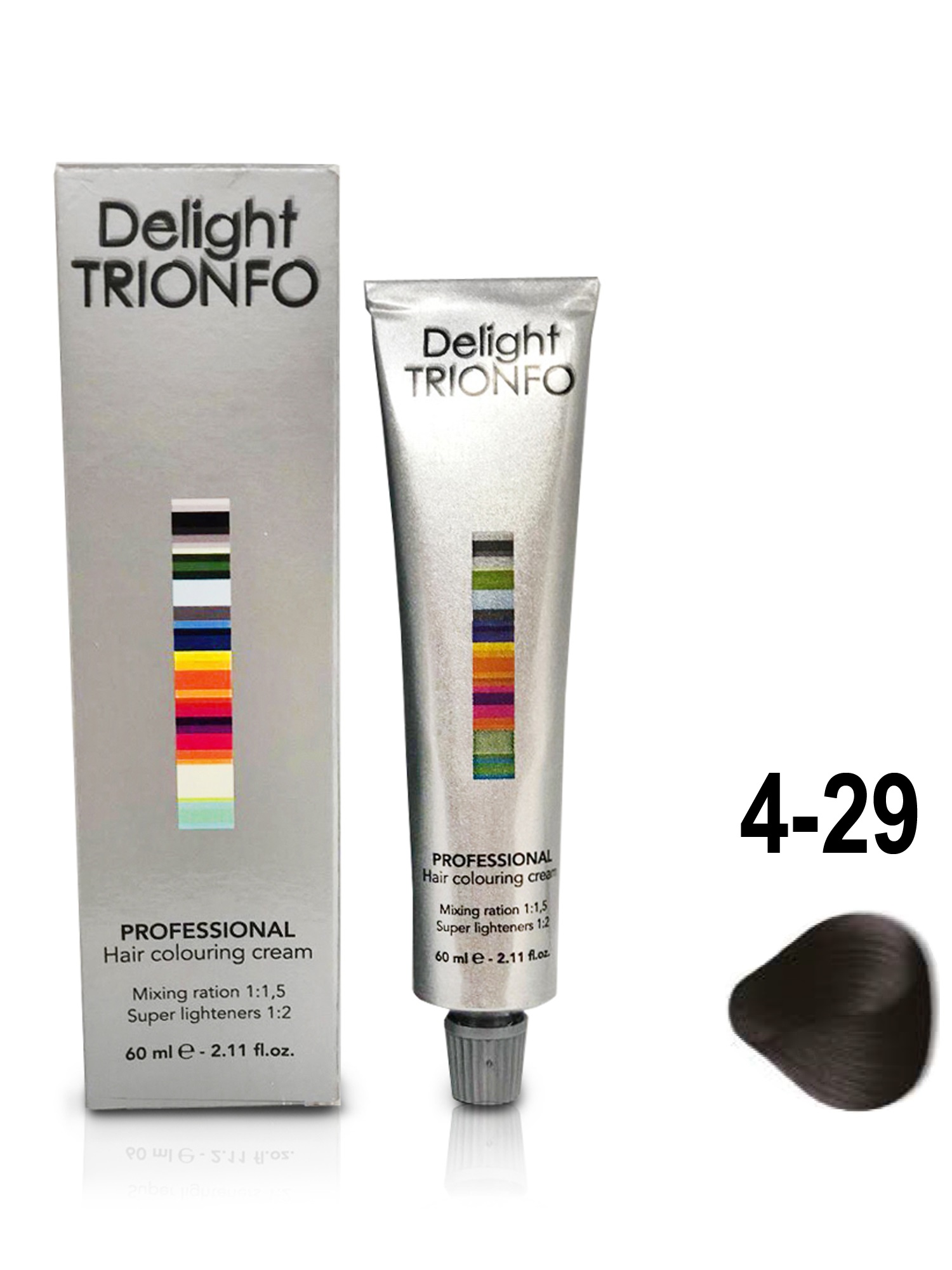 Краска Constant Delight Трионфо 4-29 Средний коричневый пепельно-фиолетовый 60 мл