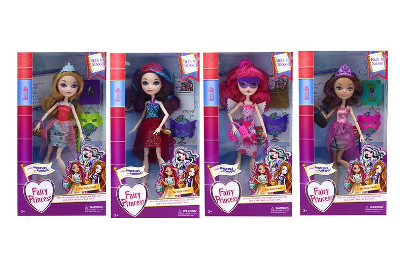 Кукла Junfa toys Сказочная принцесса: обратно в школу с акс. 122134-TN, а ассортименте
