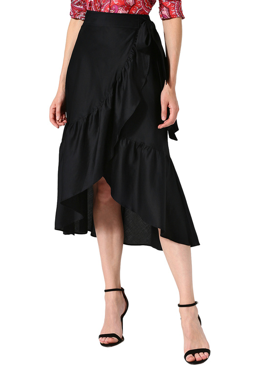 

Юбка женская LAUREN RALPH LAUREN 4193810 черная 4 USA, Черный, 4193810